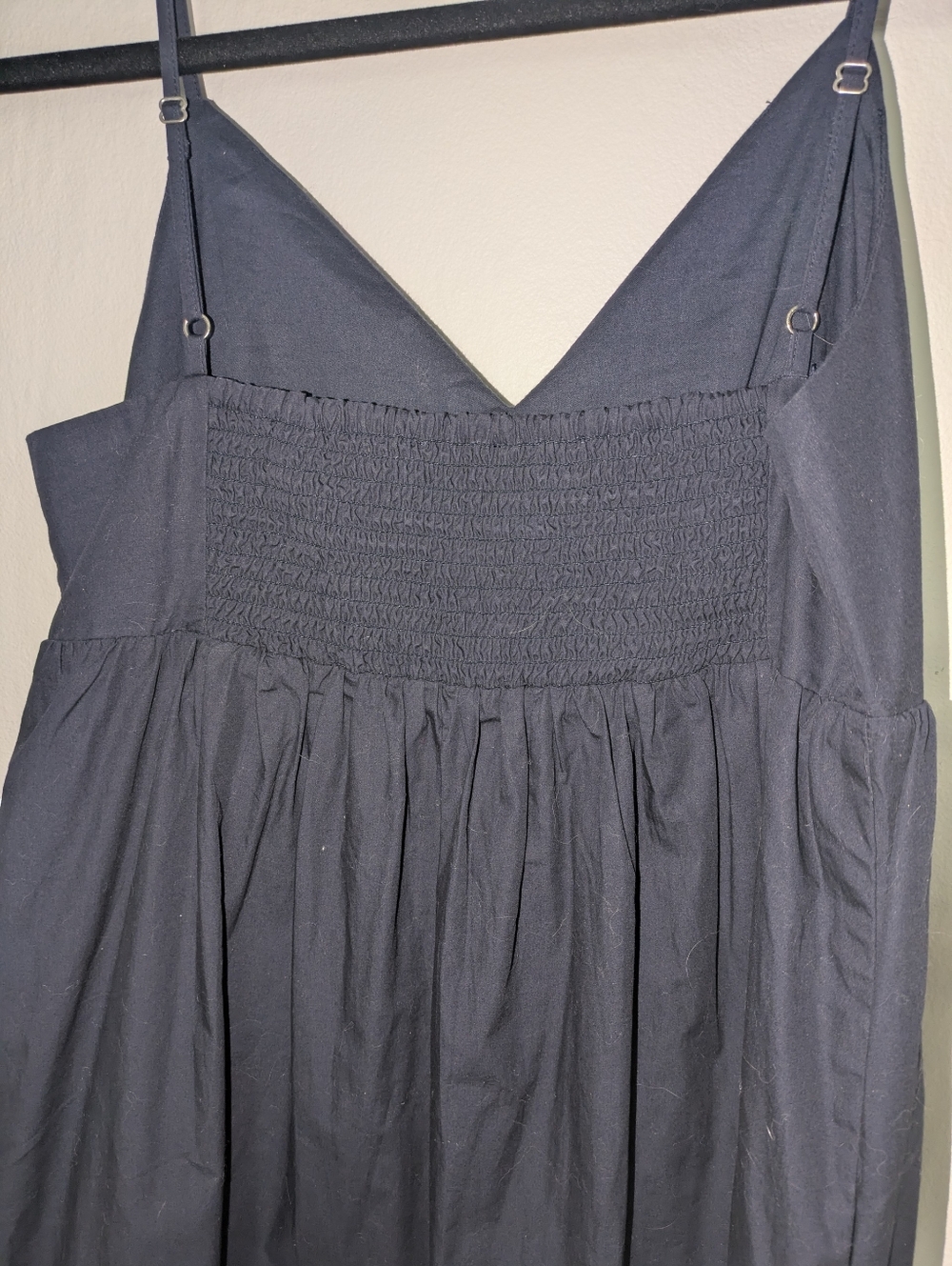 Quince Black Maxi Dress with Spaghetti Straps - Picture 6 of 7